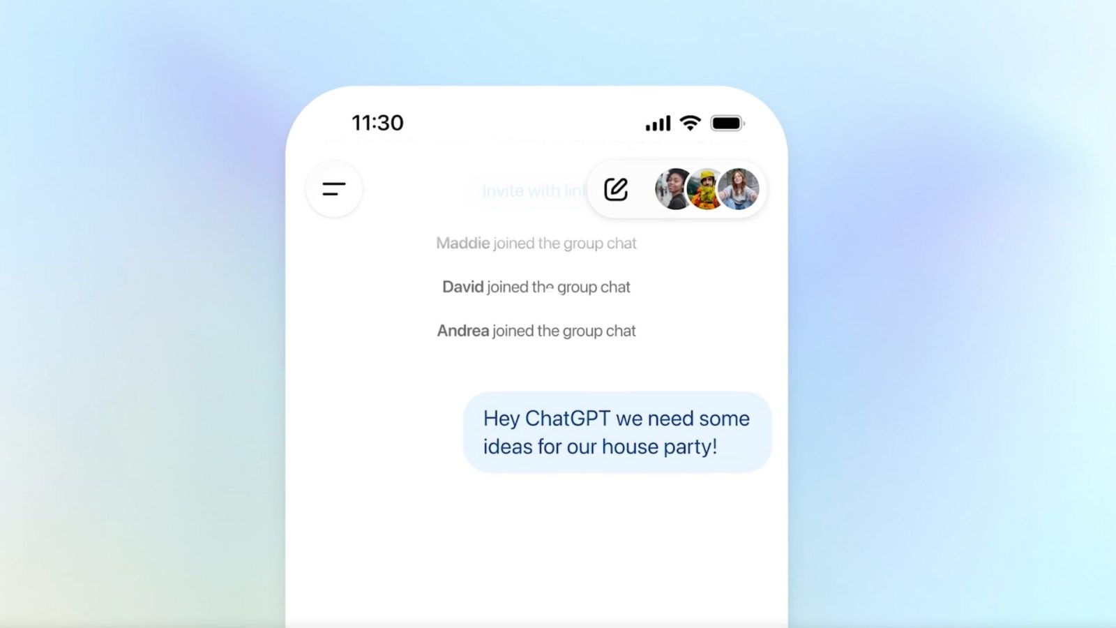 ChatGPT lance officiellement les conversations de groupe : voici tout ce qu’il faut savoir