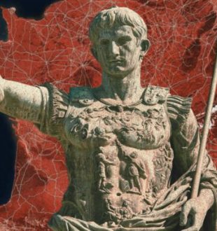 Cet outil interactif permet de visualiser près de 300 000 km de routes romaines. // Source : Numerama / Itiner-e