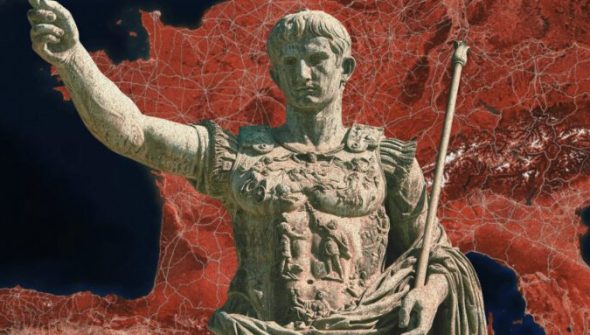 Cet outil interactif permet de visualiser près de 300 000 km de routes romaines. // Source : Numerama / Itiner-e Cet outil interactif permet de visualiser près de 300 000 km de routes romaines. // Source : Numerama / Itiner-e