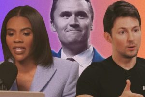 Dans un post publié sur X le 22 novembre 2025, Candace Owens relance deux accusations complotistes visant le couple Macron et l’État français. // Source : Numerama / Tucker Carlson / Candace Owens sur YouTube 
