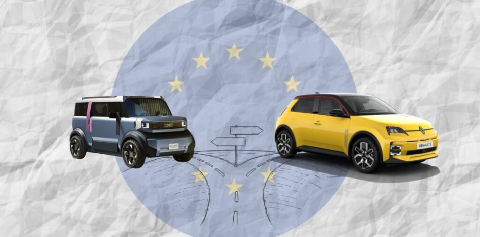 e-car européenne indécise // Source : Raphaelle Baut sur Canva e-car européenne indécise // Source : Raphaelle Baut sur Canva