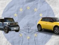 e-car européenne indécise // Source : Raphaelle Baut sur Canva e-car européenne indécise // Source : Raphaelle Baut sur Canva