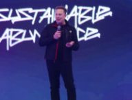 Elon Musk - conférence actionnaires Tesla // Source : Capture live Tesla Elon Musk - conférence actionnaires Tesla // Source : Capture live Tesla