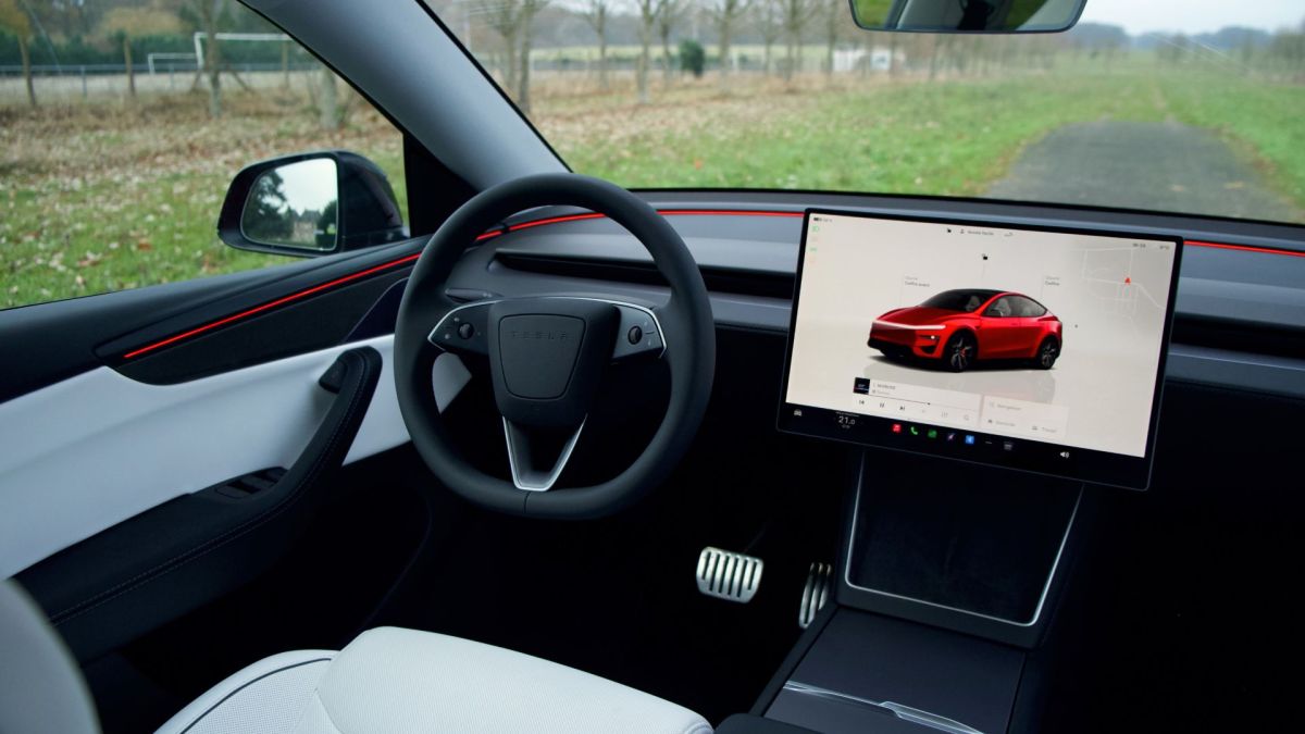 Le Tesla Model Y Performance (2025) à l'essai. // Source : Robin San Vicente pour Numerama Le Tesla Model Y Performance (2025) à l'essai. // Source : Robin San Vicente pour Numerama