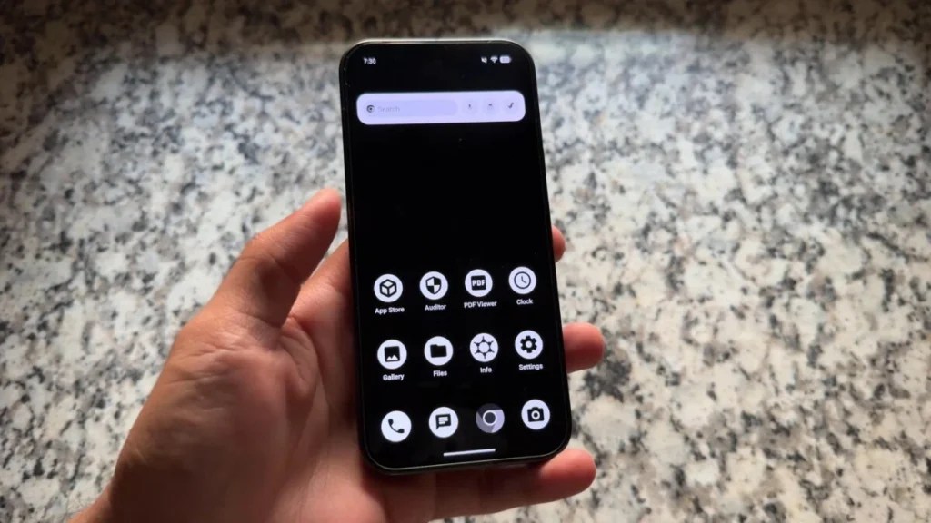 GrapheneOS. // Source : GrapheneOS