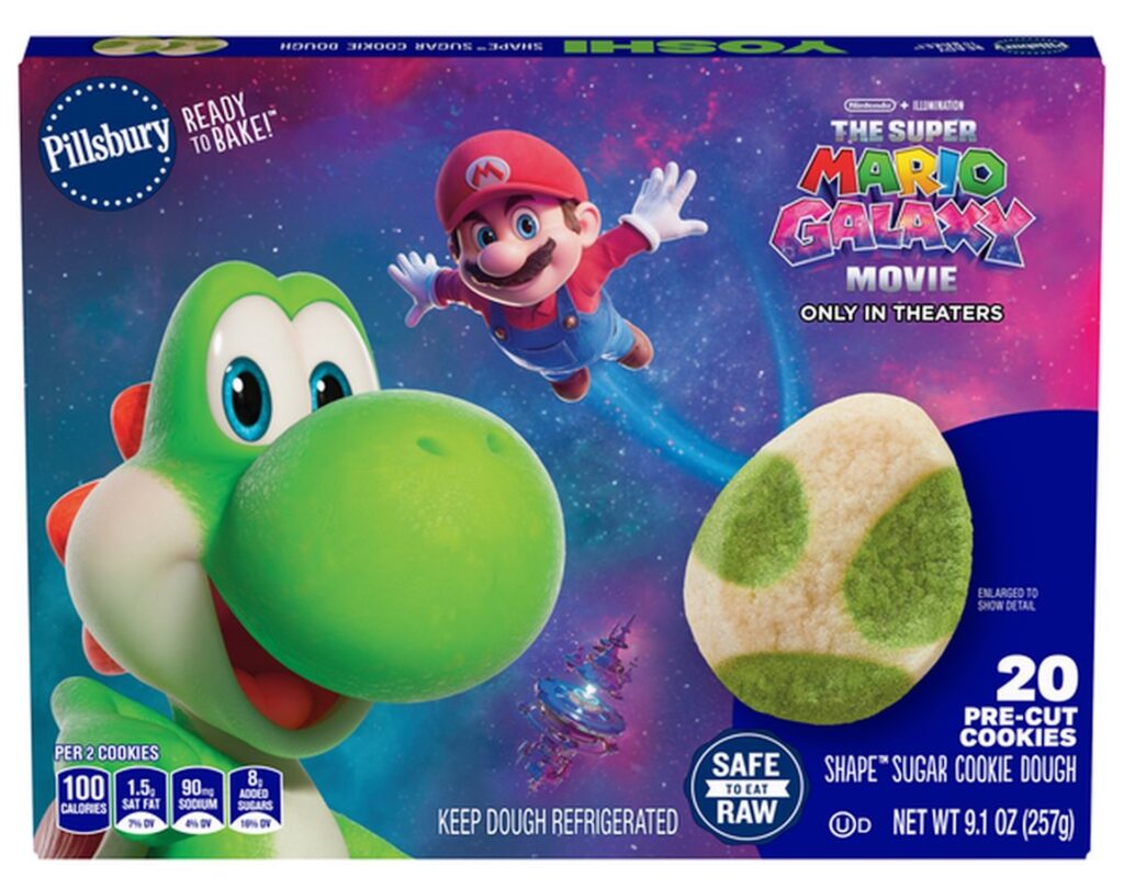 Fuite du design de Yoshi pour le film Super Mario Galaxy // Source : Compte X de Wario 64