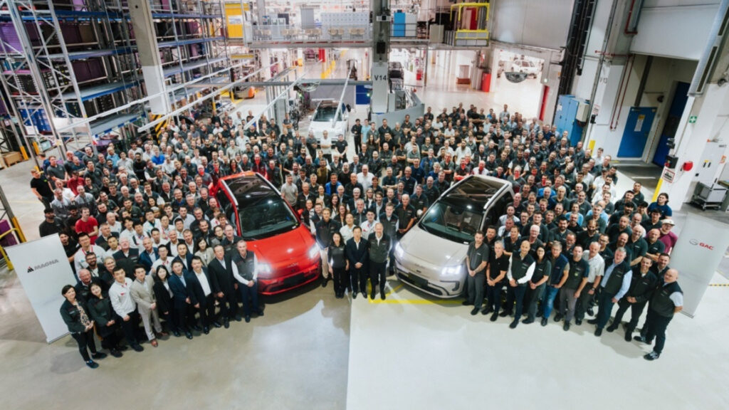 Début de production des GAC à l'usine de Graz // Source : Magna
