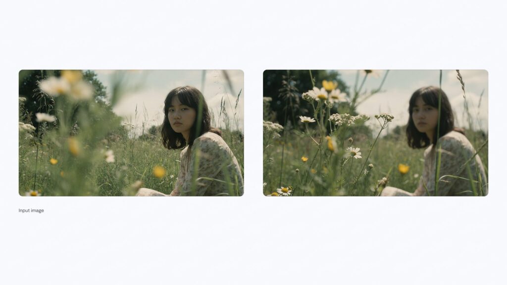 Nano Banana Pro comprend mieux la photographie. Il peut changer la mise a point d'une photo.