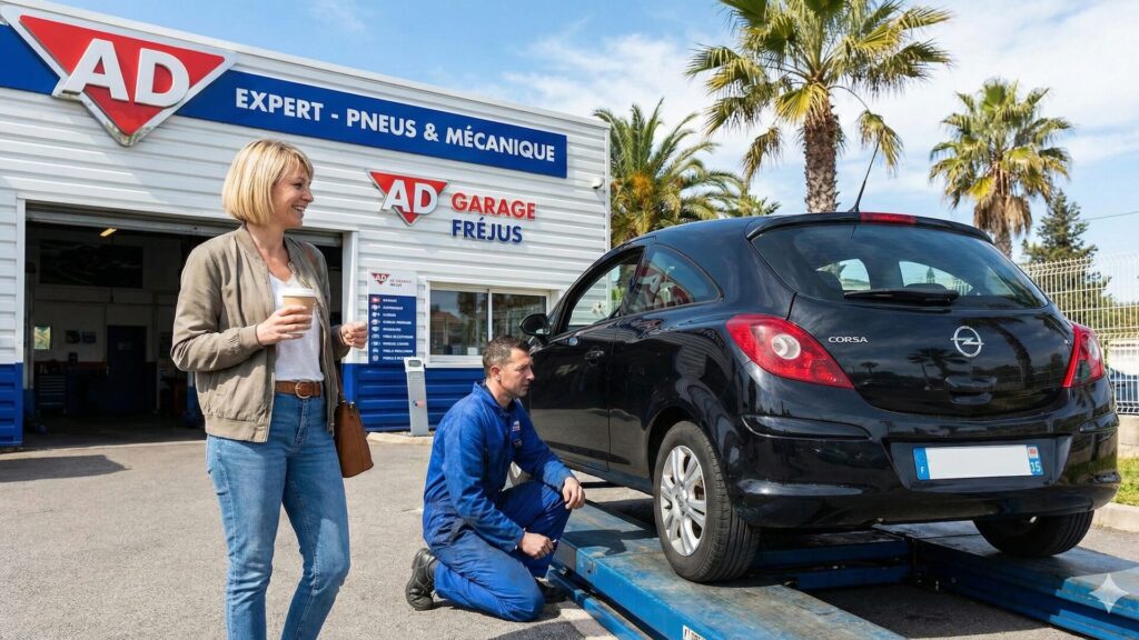 Des centres auto répartis sur tout le territoire dans les zones urbaines et périurbaines // Source : image générée via Gemini Des centres auto répartis sur tout le territoire dans les zones urbaines et périurbaines // Source : image générée via Gemini