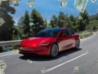 Tesla augmente de 2 000 € le prix de la Model 3 // Source : Montage Robin San Vicente pour Numerama Tesla augmente de 2 000 € le prix de la Model 3 // Source : Montage Robin San Vicente pour Numerama