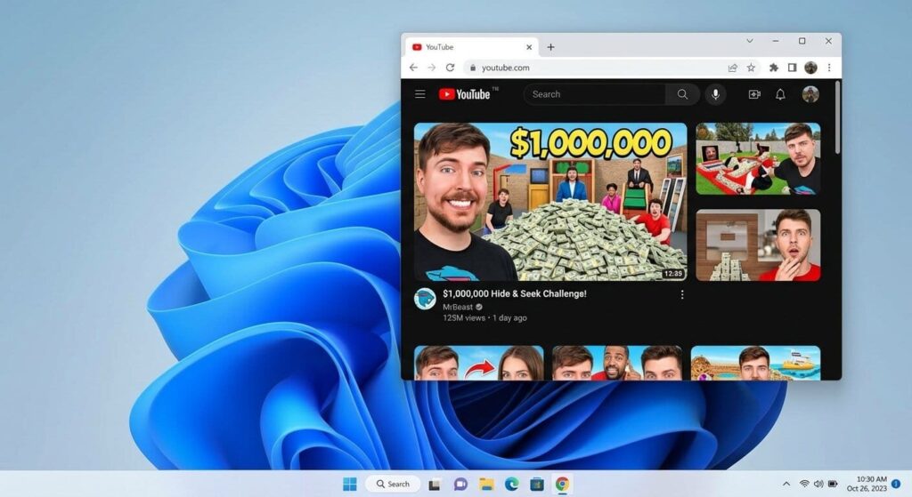 Cette capture d'écran de Windows 11 est totalement fausse. Cette capture d'écran de Windows 11 est totalement fausse.