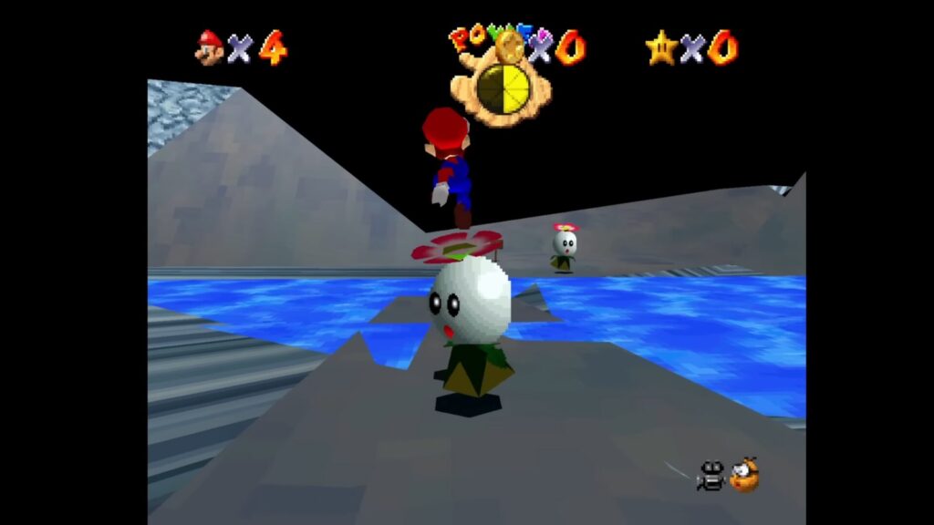 Super Mario 64 n'est pas aussi optimisé sur Ps1 que sur Nintendo 64. // Source : Video Game Esoterica