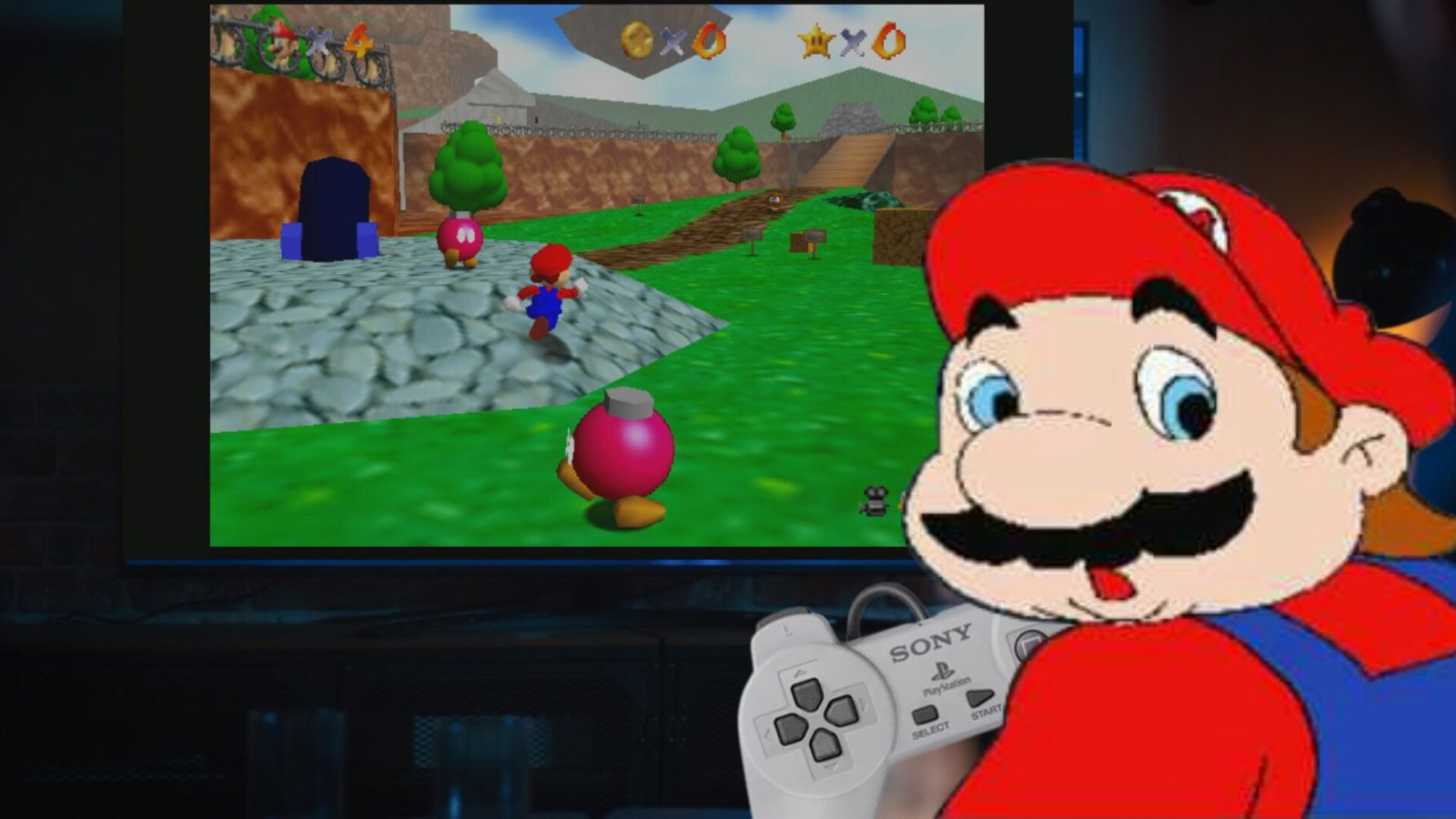 Super Mario 64 est maintenant jouable sur PlayStation 1 car plus rien nâ€™est sacrÃ©