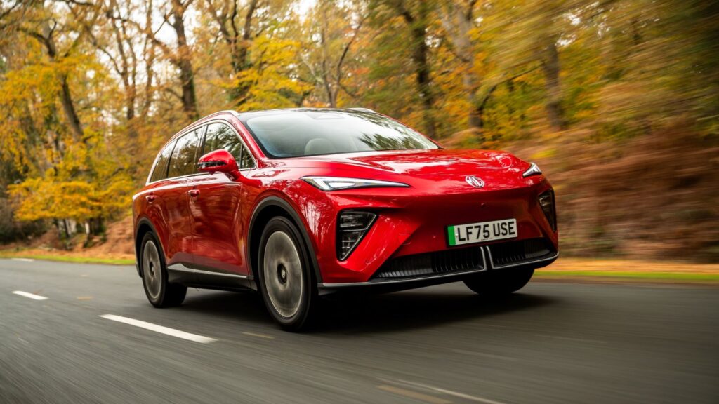 Le nouveau MGS6 EV (configuration anglaise). // Source : MG