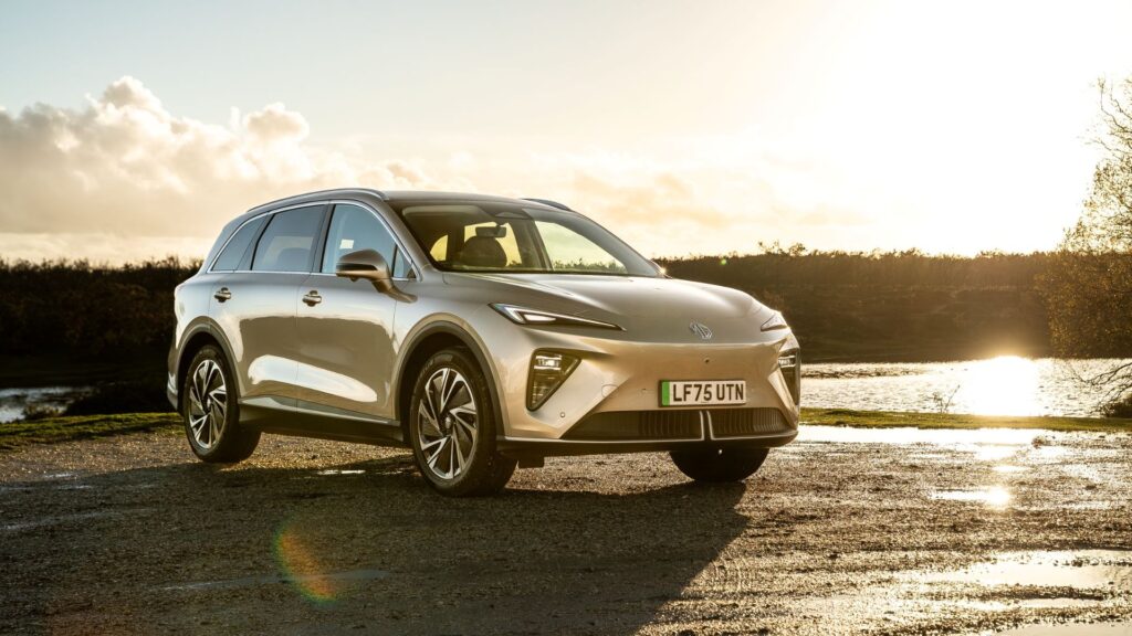 Le nouveau MGS6 EV (configuration anglaise). // Source : MG