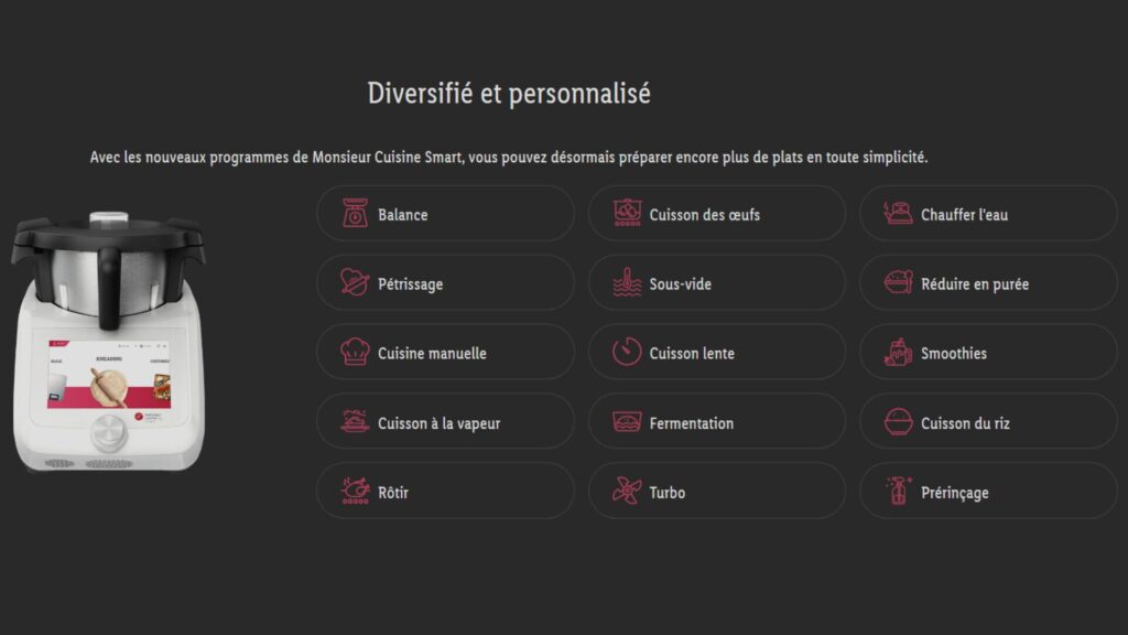 Monsieur Cuisine Smart // Source : Lidl Monsieur Cuisine Smart // Source : Lidl