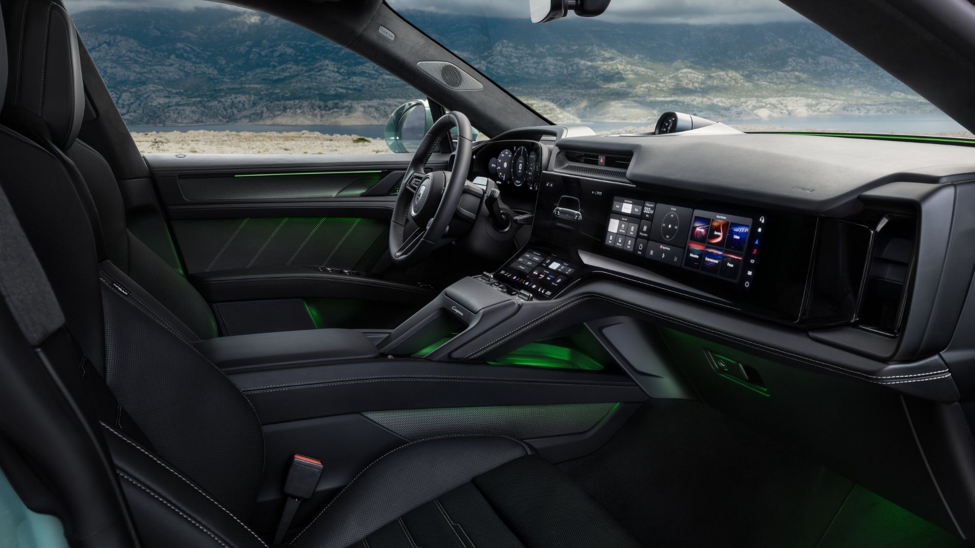 L'intérieur du nouveau Porsche Cayenne électrique