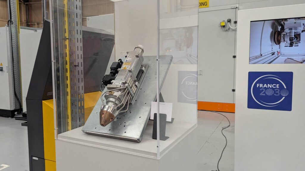 Torche laser utilisée par Renault  // Source : Raphaelle Baut pour Numerama