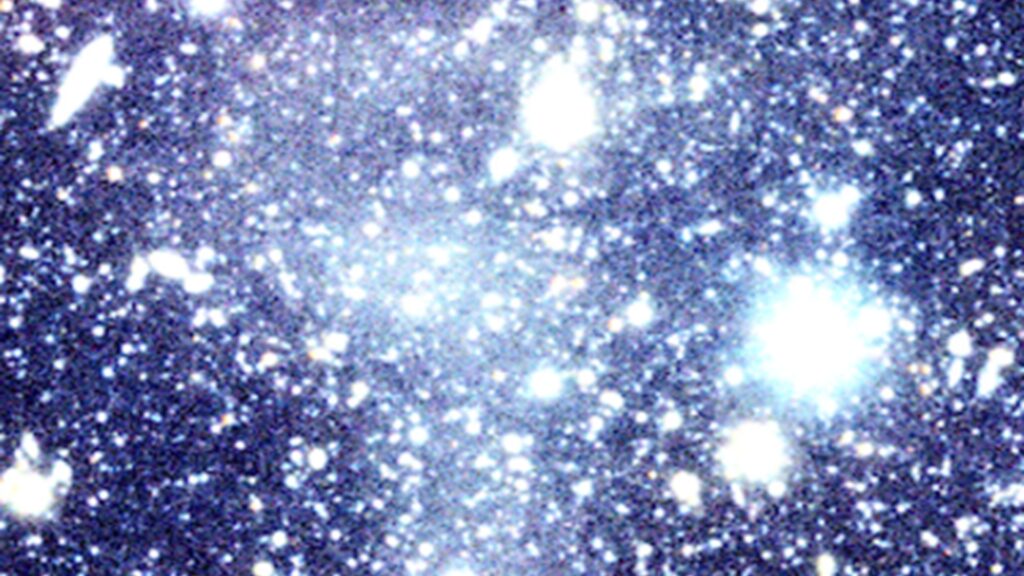 Zoom dans une zone vers la fin du courant. Zoom dans une zone vers la fin du courant.