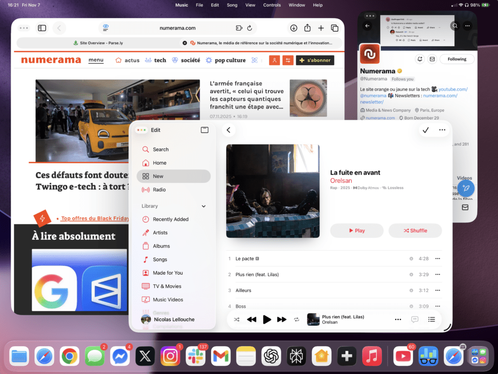 La nouvelle interface d'iPadOS 26 est bien plus conforme à ce que nous appelons un ordinateur. La nouvelle interface d'iPadOS 26 est bien plus conforme à ce que nous appelons un ordinateur.