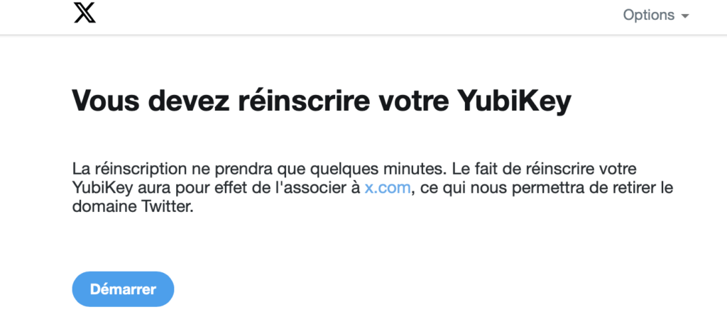 Ce message agaçant apparaît quand on ouvre Twitter le 12 novembre.