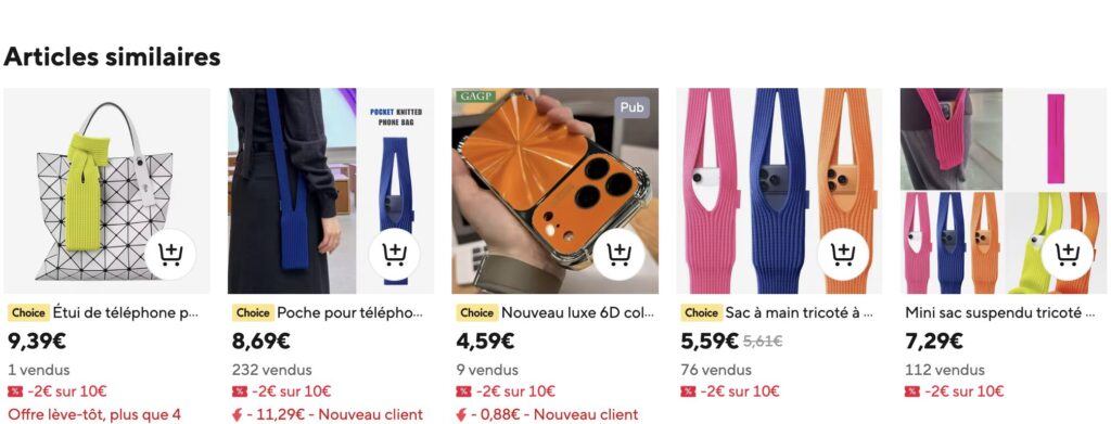 Les iPhone Pocket version AliExpress.