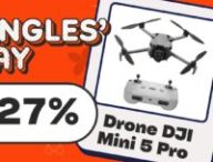 Drone DJI Mini 5 Pro // Source : Montage Numerama Drone DJI Mini 5 Pro // Source : Montage Numerama
