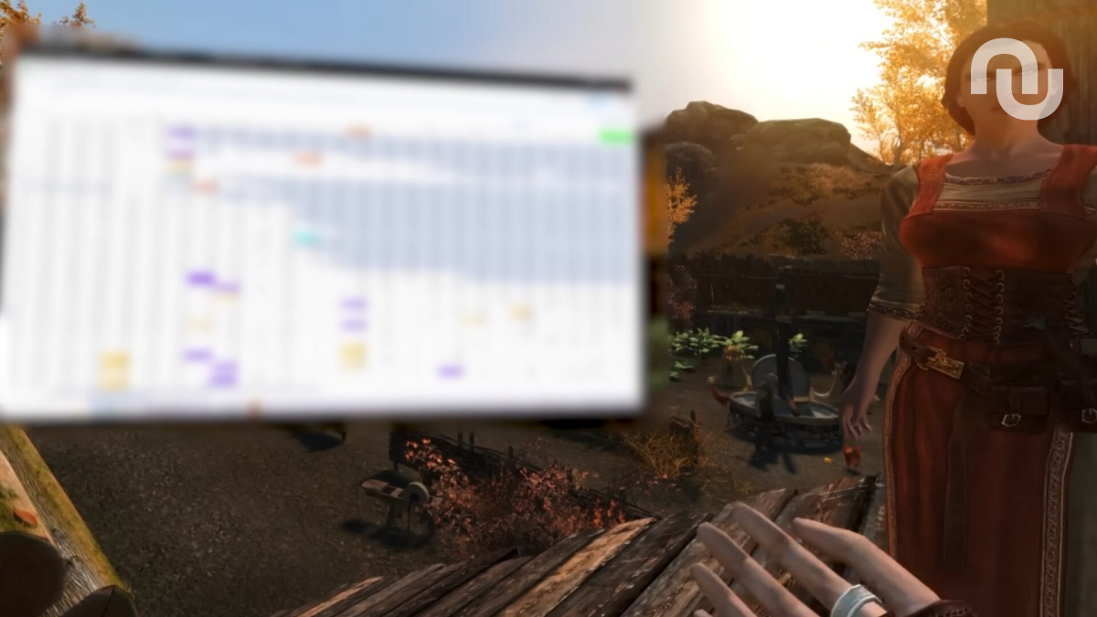 Skyrim VT télétravail // Source : YouTube habie147 Skyrim VT télétravail // Source : YouTube habie147