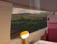 Le TGV INOUI depuis un Apple Vision Pro. // Source : Capture Numerama