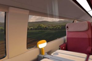 Le TGV INOUI depuis un Apple Vision Pro. // Source : Capture Numerama