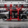 Production du Cybertruck à la gigafactory d'Austin // Source : Tesla