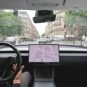 Tesla teste la conduite autonome FSD &agrave; Paris. // Source : Tesla