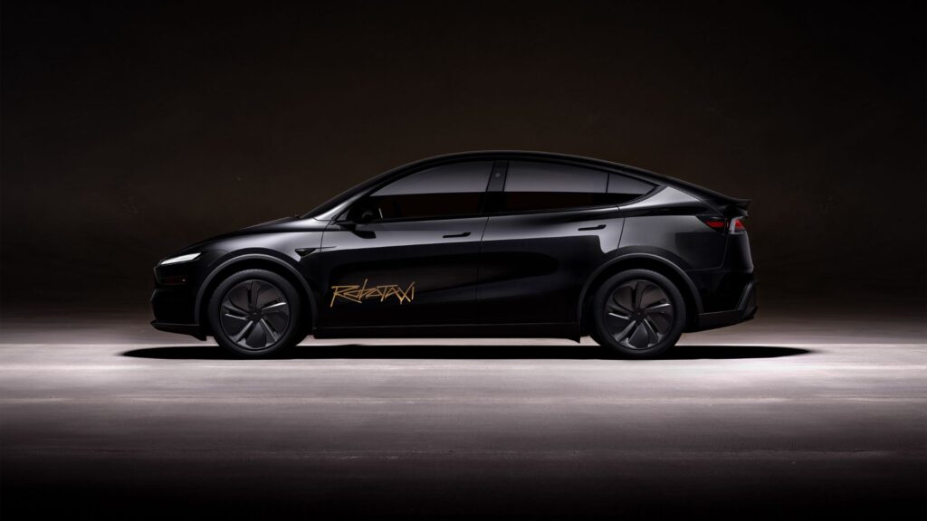 Un Tesla Robotaxi // Source : Tesla