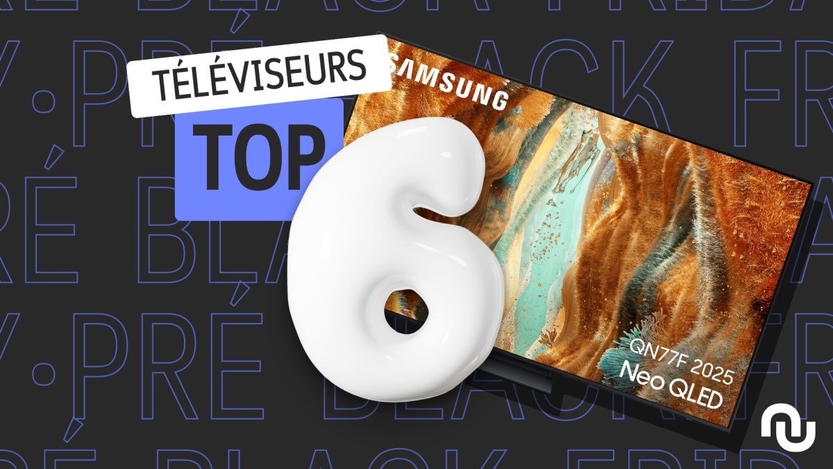 Top Téléviseurs Black Friday // Source : Numerama