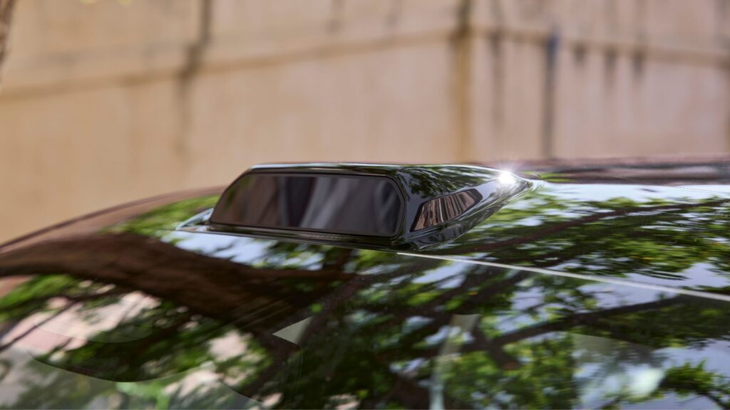 Le LiDAR de la Volvo ES90. // Source : Volvo