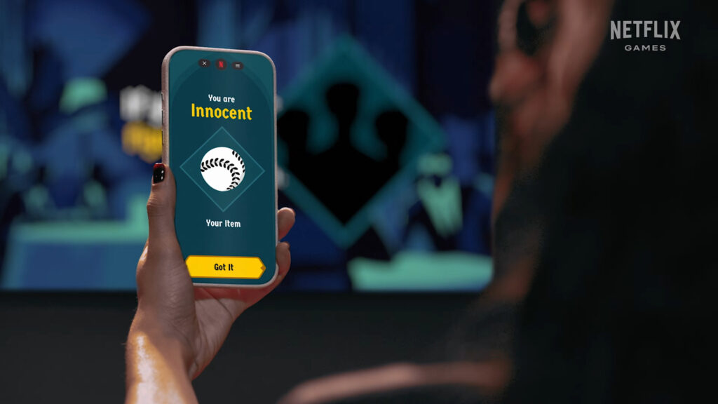 Dans Dead Man’s Party, l'écran vous donne votre rôle.