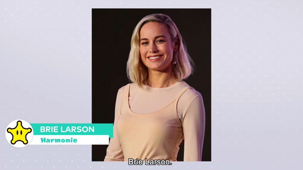 Brie Larson incarnera Harmonie dans la version originale de Super Mario Galaxy.