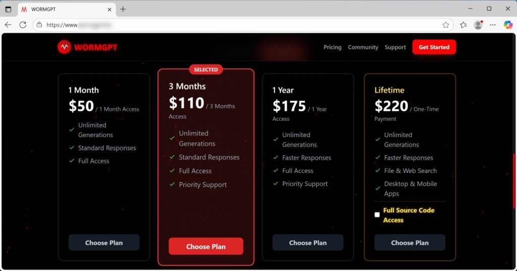 Ces LLM sans garde-fous se vendent sous forme d'abonnements // Source : Unit42 Ces LLM sans garde-fous se vendent sous forme d'abonnements // Source : Unit42