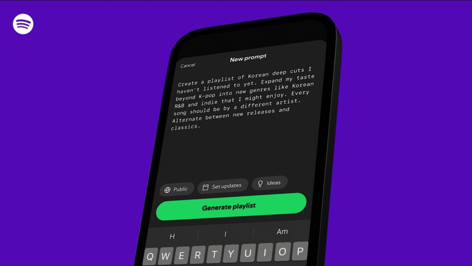 Marre des suggestions sur Spotify ? Vous pourrez bientÃ´t gÃ©nÃ©rer des playlists sur mesure...