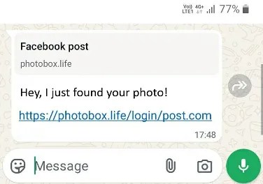 Le type de message qui peut tout enclencher // Source : Gendigital