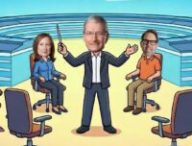 Les changements chez Apple. // Source : Montage Numerama (arrière-plan Nani Banana)