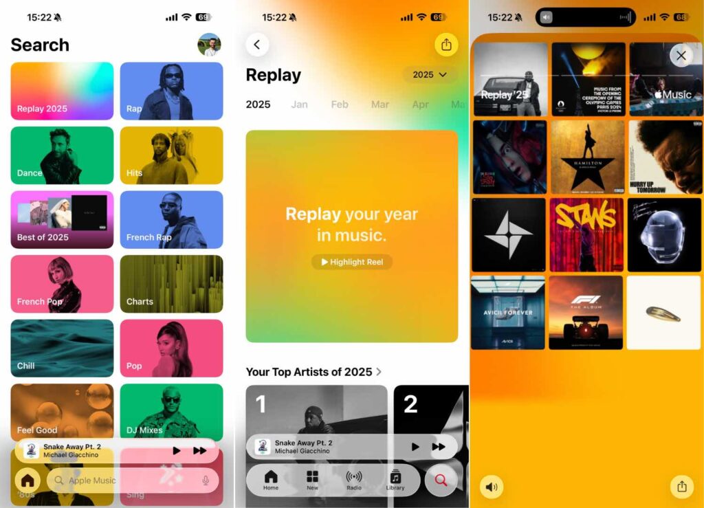 L'interface d'Apple Music Replay est enfin intégrée à Apple Music.