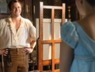 Benedict et Sophie. // Source : Via X @bridgerton (image modifiée) Benedict et Sophie. // Source : Via X @bridgerton (image modifiée)