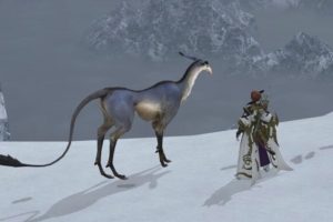 La créature buguée de FF14 // Source : X, @hangryKommo_o