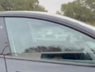 Un Model Y avec personne à bord // Source : X Un Model Y avec personne à bord // Source : X