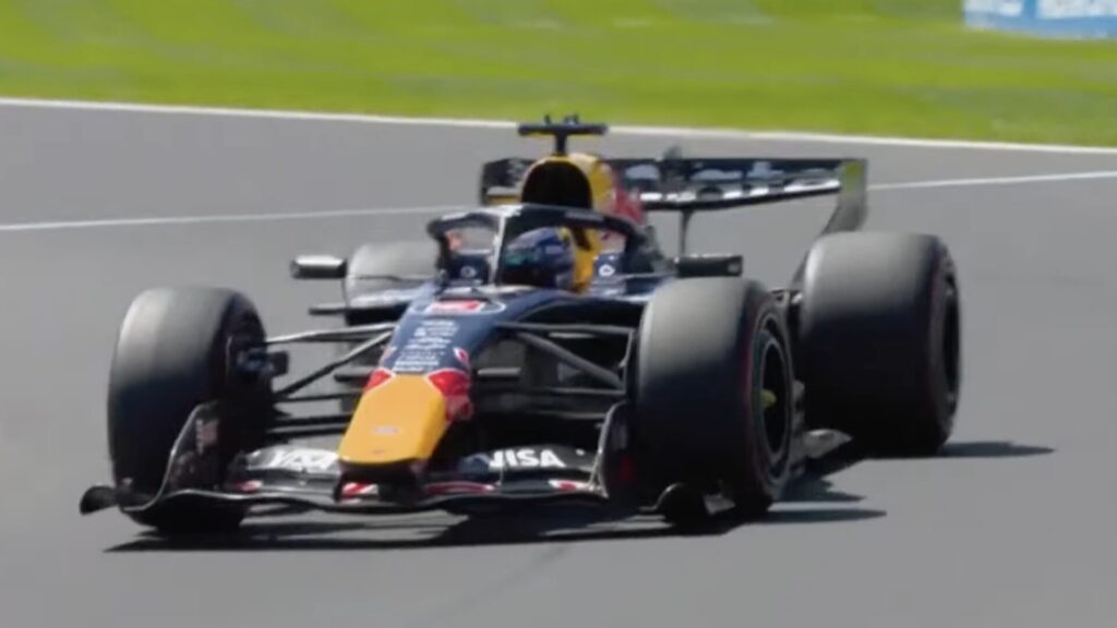 Max Verstappen au volant de sa Red Bull en 2026 // Source : Canal+