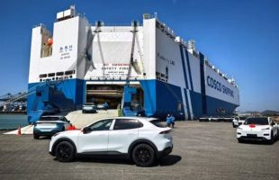 Premier véhicules Deepal à destination de l'Europe // Source : changan