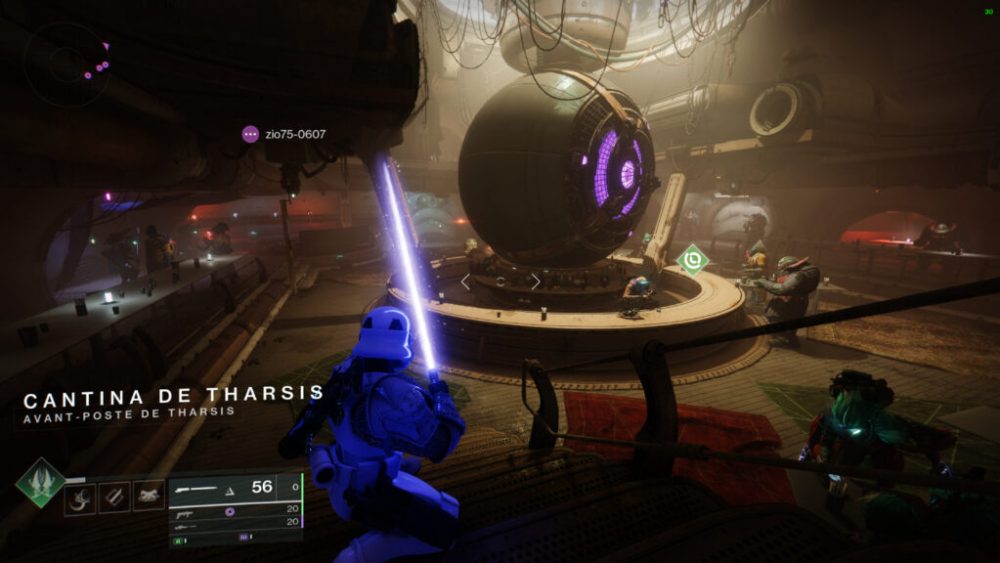 La cantina de Tharsis dans le hub