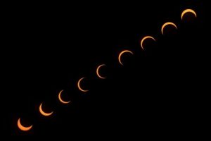 Éclipse solaire partielle. // Source : Canva