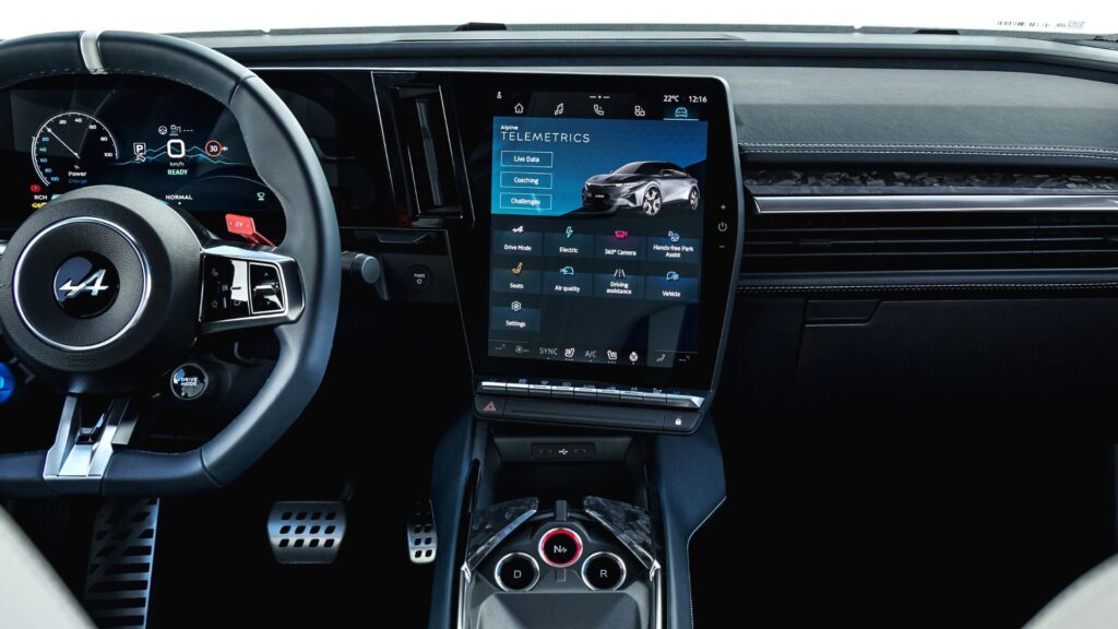 L'Alpine A390 à l'essai. // Source : CETADI PROD pour Numerama